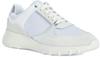 Geox Damen D ALLENIEE Sneaker, White/Off White, 38 EU