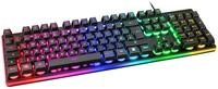 DELTACO GAMING PC Gamer Tastatur, Keyboard mit RGB Tasten und Qwertz Layout...