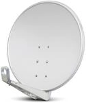 PremiumX DELUXE100 Satellitensch&uuml;ssel 100cm SAT Sch&uuml;ssel aus Aluminium in Hellgrau