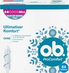 o.b. Tampons ProComfort Mini 64 Stk., f&uuml;r ultimativen Komfort mit SilkTouch