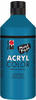 Marabu 12010075056 - Acryl Color cyan 500 ml, cremige Acrylfarbe auf Wasserbasis,