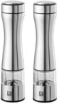 Zwilling Table Salz und Pfefferm&uuml;hle elektrisch 2er Set, mit Deckel,...