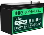 Green Cell AGM 12V 7,2Ah Akku Vlies Batterie VRLA Blei Batterie Bleiakku Ersatzakku