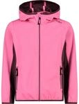 CMP Unisex Kinder Leichte Softshelljacke f&uuml;r Kinder mit Fester Kapuze Jacke