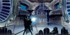 Komar Vlies Fototapete Star Wars Classic RMQ Duell Throneroom | Größe: 500 x 250 cm