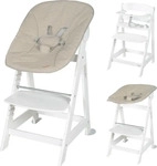 roba 75063WEL245, roba Hochstuhl Set 2in1 'Born Up' - Treppenhochstuhl 'Sit Up'...