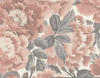 Rasch Tapeten Vliestapete (Floral) Rosa graue 10,05 m x 0,53 m Kimono 408331
