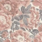 Rasch Tapeten Vliestapete (Floral) Rosa graue 10,05 m x 0,53 m Kimono 408331