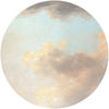 Komar DOT runde und selbstklebende Vlies Fototapete Relic Clouds - Ø Durchmesser 125