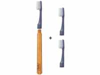 TePe Choice Zahnbürste | Soft | Farbe nicht wählbar| 1 Griff aus Holz, 3