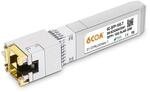6COM 1.25/2.5/5/10GBase-T SFP+ Transceiver, 10G SFP+ RJ45 Kupfermodul, CAT.6a/7, bis
