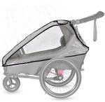 Qeridoo Regenschutz Kidgoo 2 / Kidgoo 2 Sport | Abdeckung Fahrradanh&auml;nger 