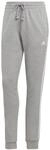 Adidas Damen Essentials 3-Stripes French Terry Cuffed Pants, Medium Grey Heather /