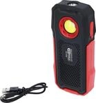 KS Tools 150.4500 Mobile Werkstatt-Handlampe | mit Bluetooth Lautsprecher | knickbar