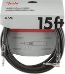 Fender Professional Series Instrumentenkabel, 4,57 m, gerade/abgewinkelt 