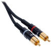 Hicon HBP-6SC2-0150 Klinke/Cinch Audio Anschlusskabel [2x Cinch-Stecker - 1x