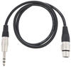 Hicon Sommer Cable HBP-XF6S-0090 Audio Adapterkabel [1x Klinkenstecker 6.3mm...