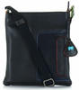 mywalit Unisex-Erwachsene Medium Cross Body Bag Stofftasche, Pace Schwarz