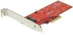 StarTech PEX4M2E1 Aufr&uuml;stsets rot | 2242 2260 2280 22110 Laufwerke,