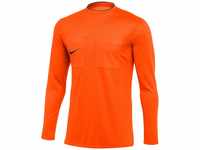 NIKE Herren M NK DF REF II JSY LS T-Shirt, Safety Orange/Black, L