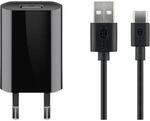 Goobay USB-C-Ladeset (5 W)・Netzteil mit USB-C-Kabel・1