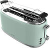 Cecotec Toaster 4 Scheiben Toast&Taste 1600 Retro Double Green, 1630 W, 2 Breite und