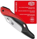 FELCO 603 Klapps&auml;ge mit gebogener Klinge 200 mm, Soft-Touch-Griff, 100 mm Schnitt,