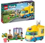 LEGO 41741 Friends Hunde-Rettungsvan, Tierrettung-Spielzeug-Van mit Haustieren und