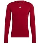 Adidas Mens T-Shirt (Long Sleeve) Techfit Aeroready Long-Sleeve Top, Team Power Red