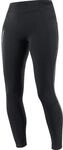Salomon Damen Cross Run Yogahose, Tiefschwarz, XS US
