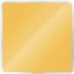 Leitz magnetisches Whiteboard aus Glas, 450 x 450, Warmes Gelb, Cosy-Serie,...