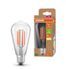 OSRAM LED Stromsparlampe, Filament Edison mit E27 Sockel, Warmweiß (3000K), 4 Watt,
