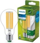 Philips LED Classic ultraeffiziente E27 Lampe, A-Label, 75W, klar, kaltwei&szlig;