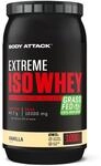 Body Attack Extreme Iso Whey, Vanilla, 1 kg, CFM Whey Protein Isolat aus 100%