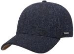Stetson Plano Wool Cap Herren Baseballcap Schirmunterseite Leder Herringbone...
