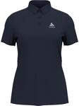 Odlo Wandershirt Damen Cardada I Funktionsshirt Wandern Atmungsaktiv I Polo Shirt