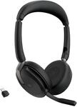 Jabra Evolve2 65 Flex - Stereo-Bluetooth-Headset mit Wireless-Charging-Pad,