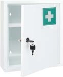 Haushalt International Medizinschrank aus Stahl - 31.5 x 10 x 36 cm