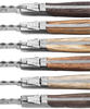 Laguiole Style de Vie Steakmesser Luxury Line, 6-teilig, Gemischtes Holz