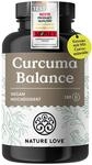 NATURE LOVE&reg; Curcuma Balance - 180 Kurkuma Kapseln - hochdosiert 1500mg - 95%