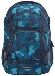 coocazoo Schulrucksack Mate &bdquo;Cloudy Camou&rdquo;, blau, ergonomischer & anpassbarer