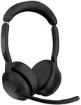 Jabra Evolve2 55 - schnurloses Stereo-Headset Air Comfort - Mikrofone mit