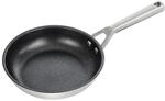 Ninja Foodi ZEROSTICK Edelstahl-Bratpfanne 20cm, langlebig, antihaftbeschichtet,