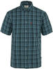 Fjallraven 87038-555-543 Övik Lite Shirt SS M Shirt Herren Dark Navy-Dawn Blue