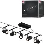 Paulmann 94469 CorDuo Seilsytem Set Cup DC max. 5x10 Watt erweiterbar Schwarz matt