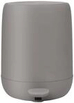 Blomus Kosmetikeimer -SONO- mit Soft-Close 3L | Treteimer in Grau mit Pedal |...