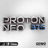 GEWO Belag Proton Neo 375, rot, 2,0 mm