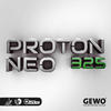 GEWO Belag Proton Neo 325, rot, 1,8 mm
