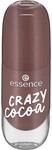 essence gel nail colour 29 CRAZY cocoa, langanhaltender Nagellack, schnelltrocknend,