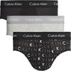 Calvin Klein herren 3P hip brief underpants, Black/Grey Heather/Subdued Logo, S